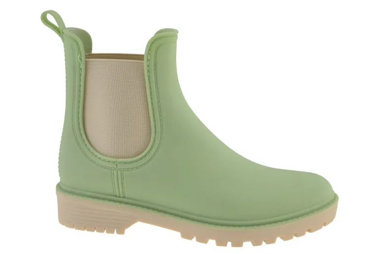Bottines femme Xadète semelle crampons vert anis