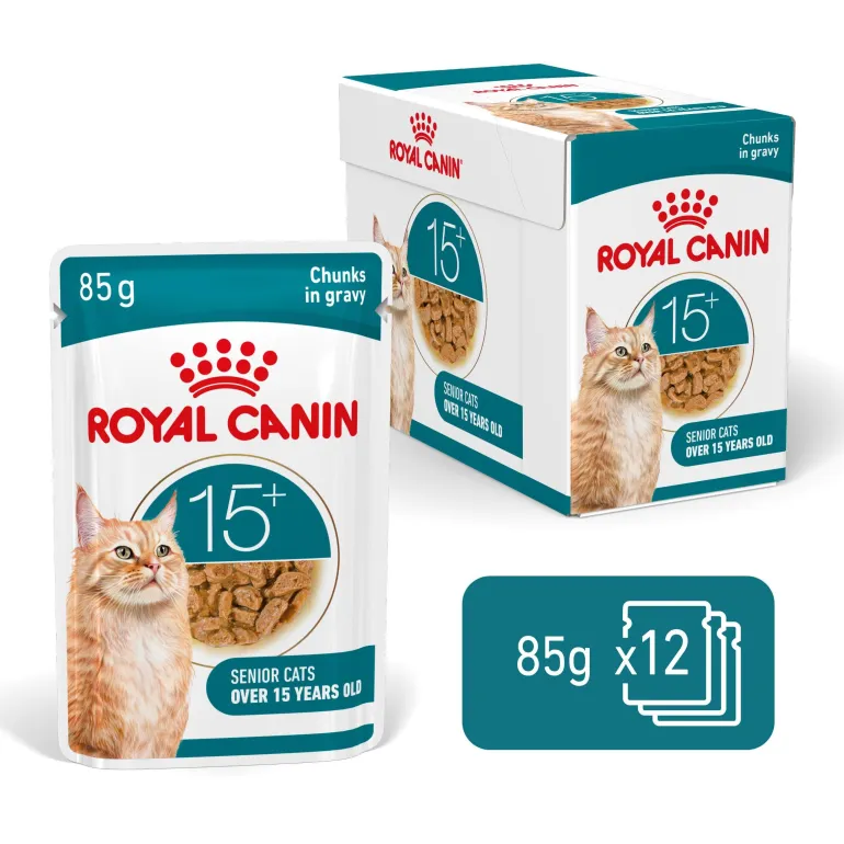 Bouchées en sauce pour chat Ageing 15+ 12x85g ROYAL CANIN