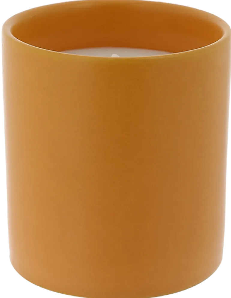 Bougie pot céramique au géraniol Essaouira-Coloris au choix