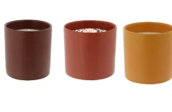 Bougie pot céramique au géraniol Essaouira-Coloris au choix