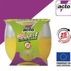 Bougie citronnelle sojam ACTO