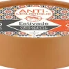 Bougie coupelle terracotta au géraniol cire blanche