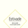 Bougie cylindrique au géraniol Ø68 mm H.145mm Glamping