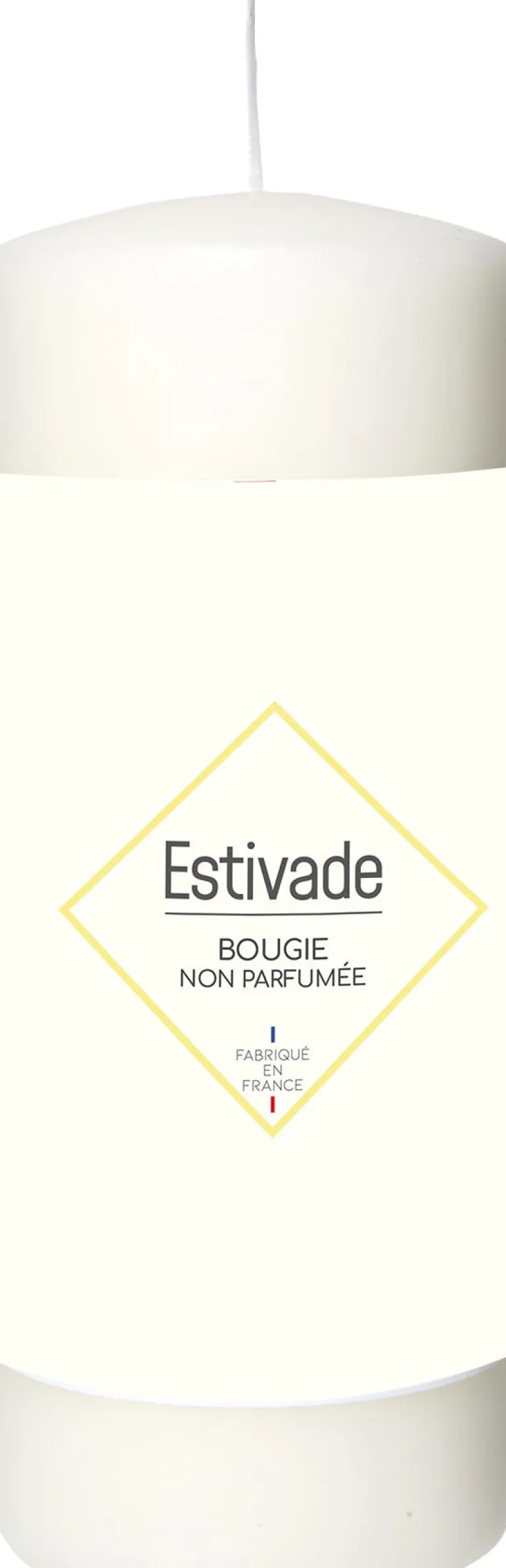 Bougie cylindrique au géraniol Ø68 mm H.145mm Glamping