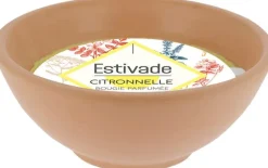 Bougie vasque terracotta au géraniol XXL Essaouira