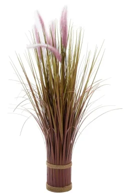 Bouquet artificiel Queues d'herbe lilas 70 cm
