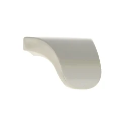 Bouton entraxe 16 mm languette zamak nickelé x2