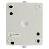 Bouton poussoir Aquae saillie étanche IP54 blanc/noir