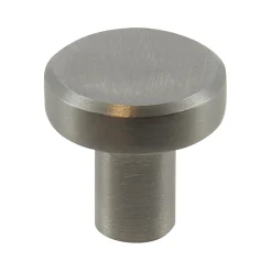 Bouton rond plat en inox Ø20 mm x2