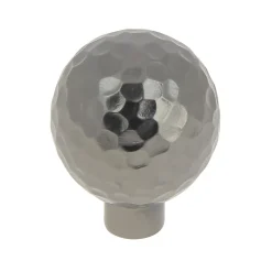 Bouton sphère Ø33 mm impact en aluminium laitonné vieilli x2