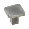 Bouton vague 30 x 30 mm en aluminium canon de fusil x2