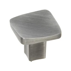 Bouton vague 30 x 30 mm en aluminium canon de fusil x2