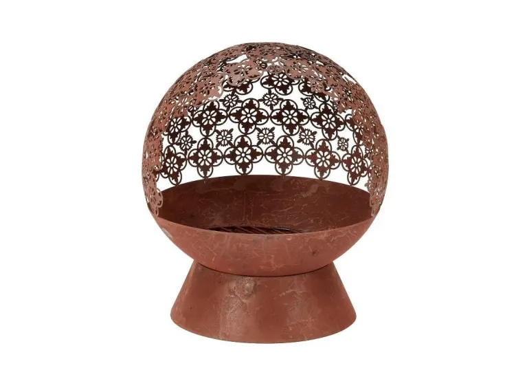 Brasero Damasque Fireglobe cuivre Ø46 cm
