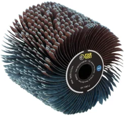 Brosse à lanières abrasives Ø120mm/L100mm