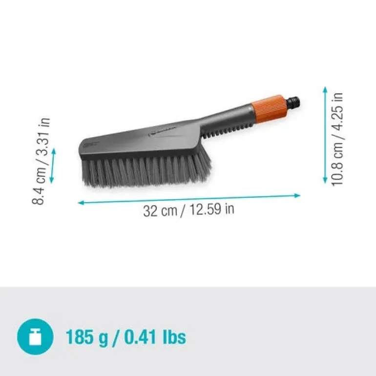 Brosse de lavage à main M souple Cleansystem GARDENA