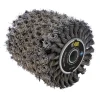 Brosse fil métallique torsadé Ø120mm/L100mm