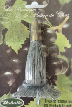 Brosse inox pour lave-bouteille rotatif