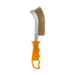 Brosse main, manche plastique jaune 260x40mm NORTON