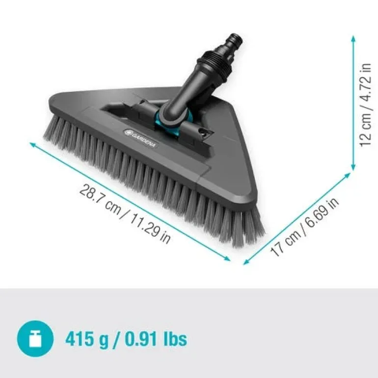 Brosse à manche souple flex Cleansystem surfaces délicates