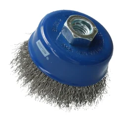 Brosse Ø 75 mm pour meuleuse angle, inox NORTON