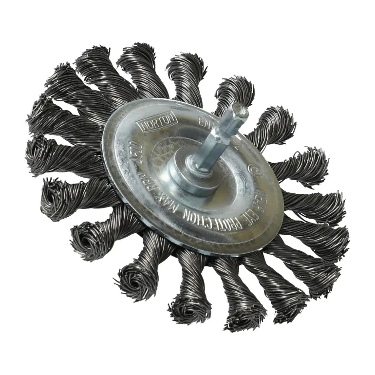Brosse Ø 100 pour perceuse, circulaire torsadé, acier NORTON