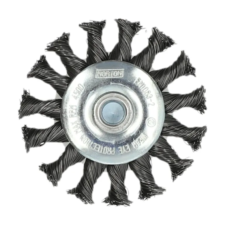 Brosse Ø 75 pour perceuse, circulaire torsadé, acier NORTON