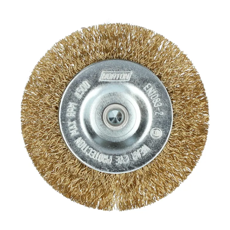 Brosse Ø 75 pour perceuse, circulaire ondulé, acier NORTON