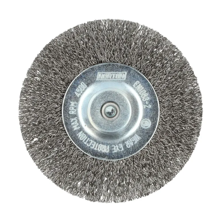Brosse Ø 75 pour perceuse, circulaire nylon rouge NORTON