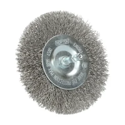 Brosse Ø 100 pour perceuse, circulaire ondulé, inox NORTON
