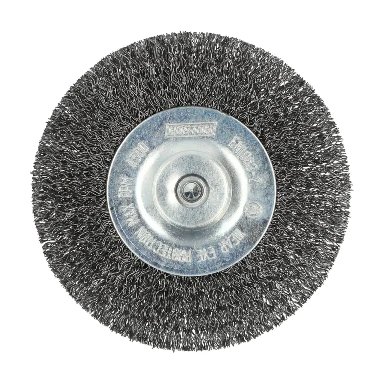 Brosse Ø100 pour perceuse, circulaire ondulé, acier NORTON