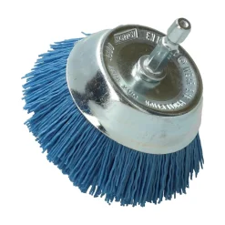 Brosse Ø 75 pour perceuse, coupe nylon rouge, bois NORTON