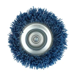 Brosse Ø 75 pour perceuse, coupe nylon rouge, bois NORTON