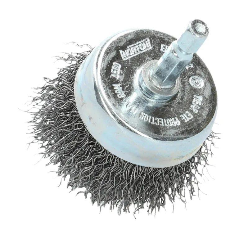 Brosse Ø 50 pour perceuse, coupe ondulé, acier NORTON