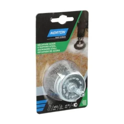 Brosse Ø 50 pour perceuse, coupe ondulé, acier NORTON
