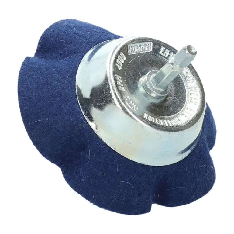 Brosse Ø75 pour perceuse, coupe polissage, feutrine NORTON