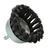 Brosse Ø 75 pour perceuse, coupe torsadé, acier NORTON