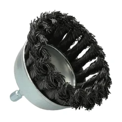 Brosse Ø 75 pour perceuse, coupe torsadé, acier NORTON