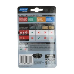 Brosse Ø 75 pour perceuse, coupe torsadé, acier NORTON