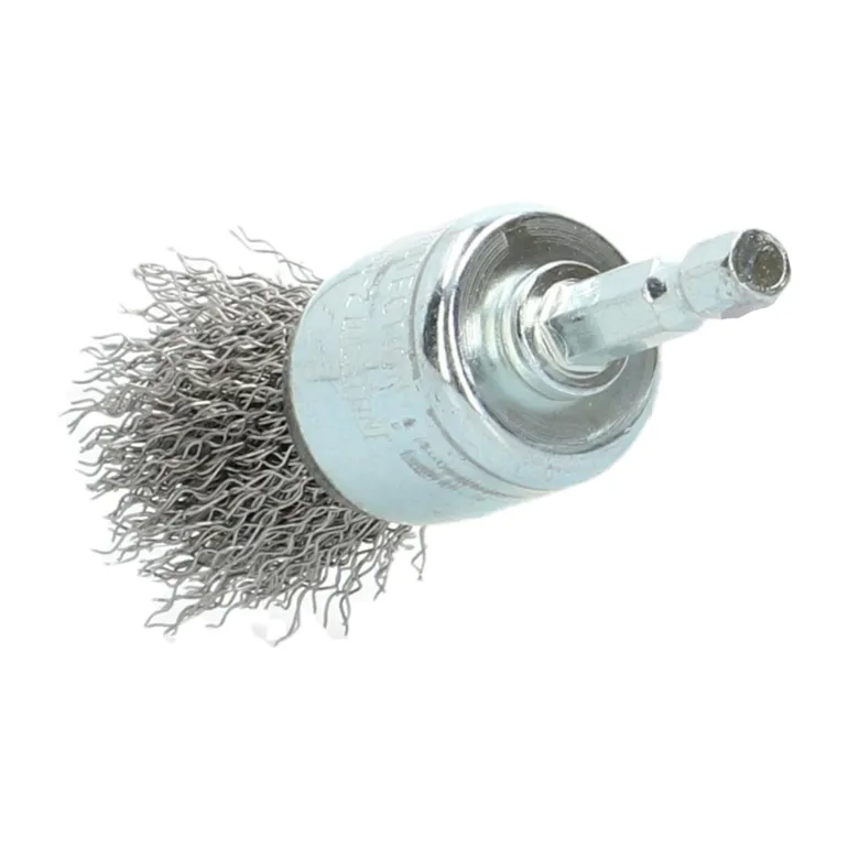 Brosse Ø 25 pour perceuse, pinceau ondulé, inox NORTON