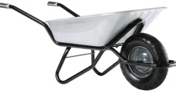Brouette Clipso excellium galva roue gonflée 100L