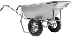 Brouette pro sélect expert twin tout galva 230L