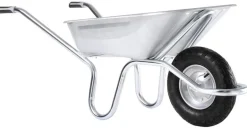 Brouette pro select expert tout galva 100L roues gonflées