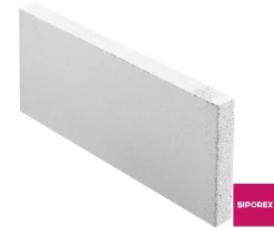 Béton cellulaire 5x25x62,5 cm SIPOREX