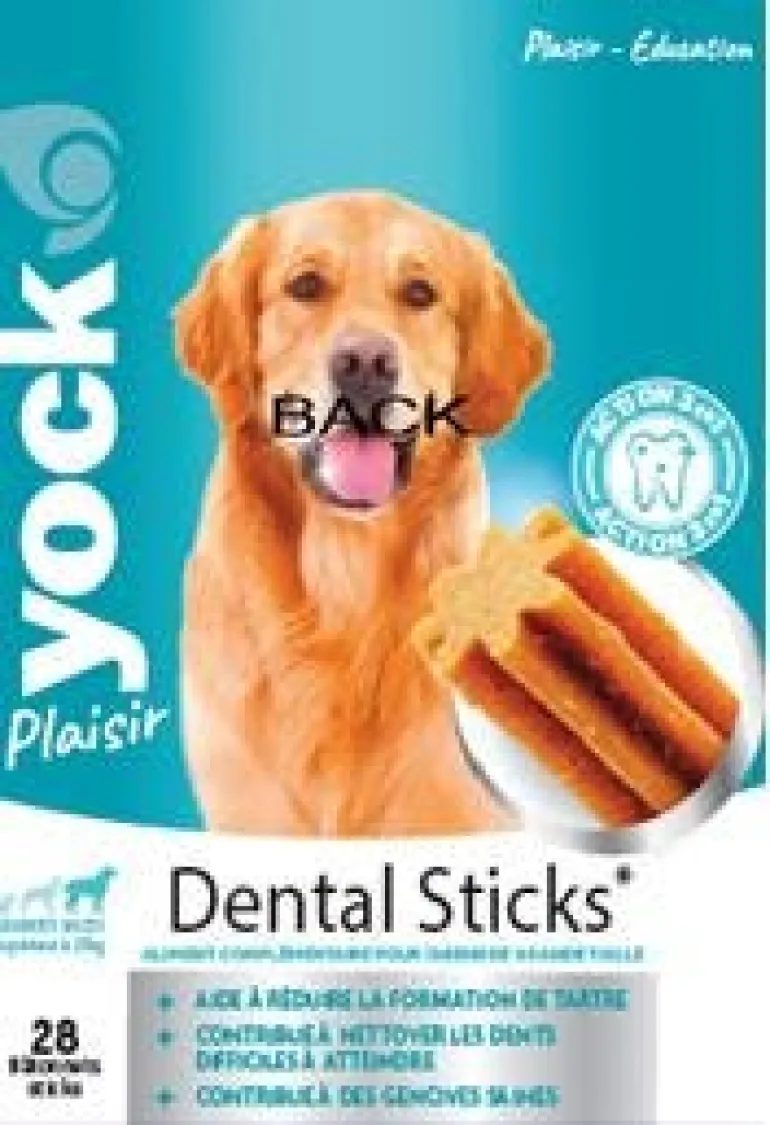 Bâtonnet pour grand chien Dental Sticks 1,080 kg (x28) YOCK