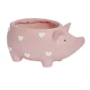 Cache Pot Petit Cochon rose