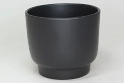 Cache-pot Calm Ø6,5/7,3 x H.6 cm anthracite mat