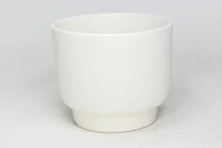 Cache-pot Calm Ø12,3/11,5 x H.9,5 cm crème
