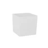 Cache-pot carré gamme Aquaduo blanc ivoire 9L EDA