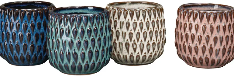 Cache-pot Fizzy Assorti 7cm - vendu à l'unité DEROMA
