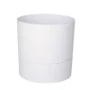 Cache-pot rond gamme Aquaduo Ø24 cm blanc ivoire 7L EDA